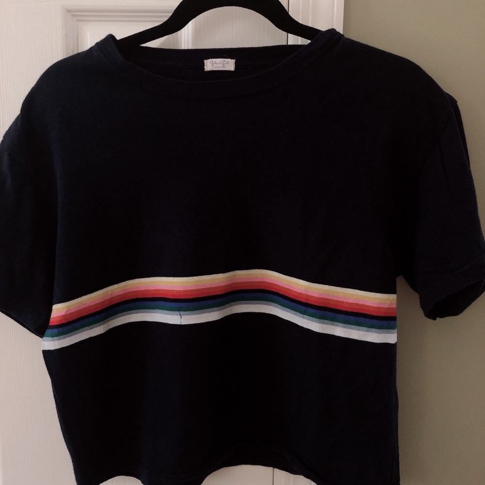 John Galt Aleena Rainbow Tee